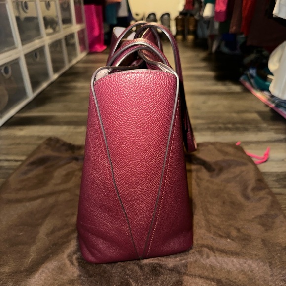 Burgundy Kate Spade Medium Tote - Picture 11 of 11